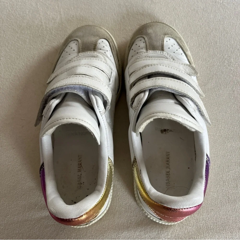 Isabel Marant Beth Classic Sneaker in Metallic Sunset Size 36 US 6 - Picture 7 of 8